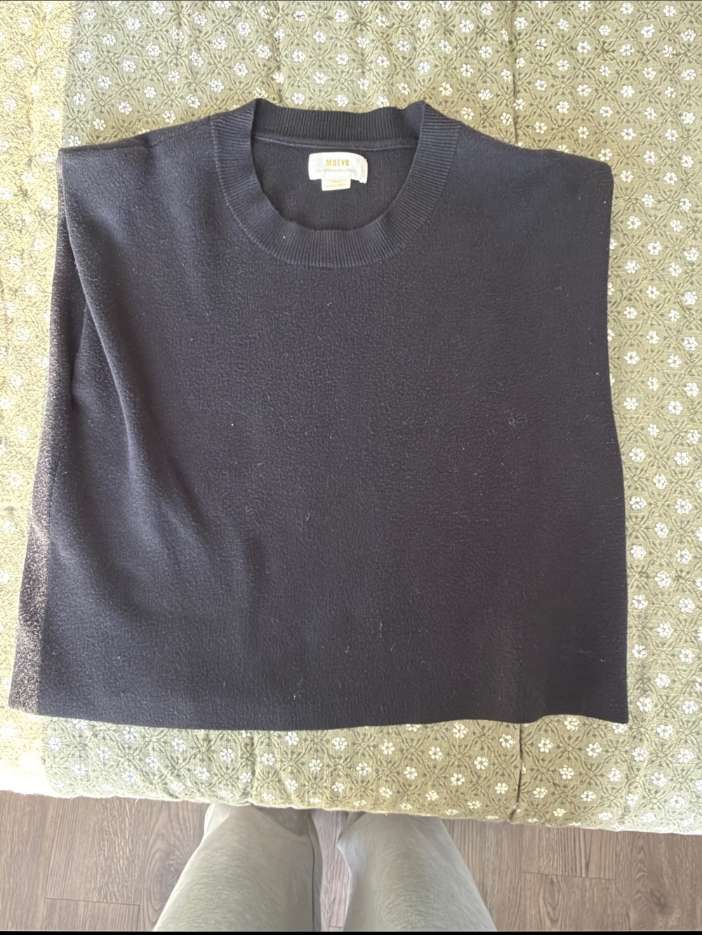 Maeve Sleeveless Black Pullover sleeveless Sweater